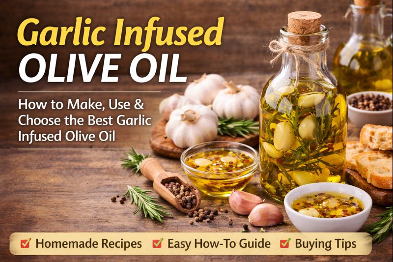 Garlic Infused Olive Oil: A Flavorful and Healthy Kitchen Essential